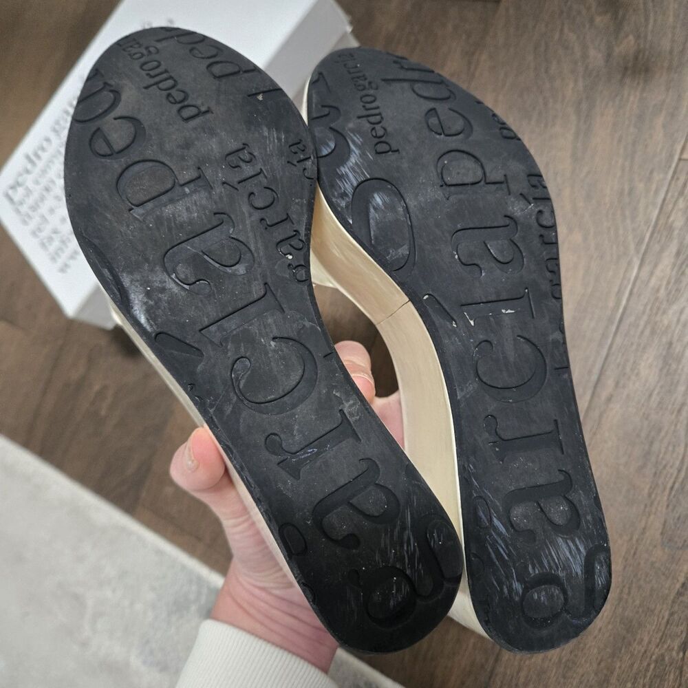 Pedro Garcia Women's Platform Sandal Shoes Slides Size 38.5 8.5 - Picture 7 of 8
